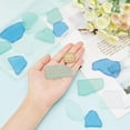 thumbnail image 6 of 1Box 9.5 Ounce Sea Glass Pieces Flat Frosted Sea Glass Crushed Glass Vase Filler Tumbled Ocean Glass Chip for Beach Wedding Party Decor Home Decor DIY Craft White/Blue/Green, 6 of 6