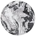 thumbnail image 2 of SAFAVIEH Amelia Morven Abstract Area Rug, Charcoal/Gray, 6'7" x 6'7" Round, 2 of 11
