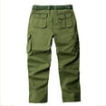 thumbnail image 3 of Summer Saving Clearance! WRKEKC Cargo Pants for Men,Men's Side Pockets Small Feet Tight Fitting Pants Full Length Pants, 3 of 7