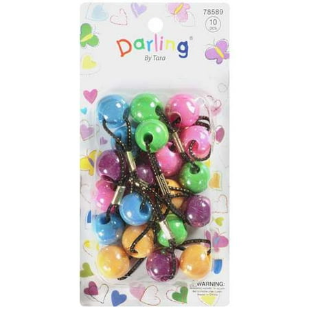 Darling By Tara: Beaded Elastic Hair Ties, 1 ct