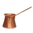 thumbnail image 1 of 3X Coffee Wooden Handle Turk Turkish Coffee Pot 320Ml Coffee Turk Turkish Copper Coffee Maker for Turk Cezve Cafeteria, 1 of 7