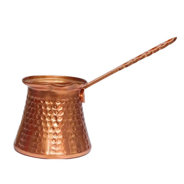 3X Coffee Wooden Handle Turk Turkish Coffee Pot 320Ml Coffee Turk Turkish Copper Coffee Maker for Turk Cezve Cafeteria
