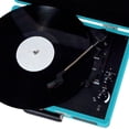 thumbnail image 3 of Tocadiscos portátil VICTOR Metro Maleta 3 velocidades Bluetooth Turquesa, 3 of 7