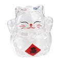 thumbnail image 4 of Tarro de dinero de vidrio de borosilicato con forma de gato, multifuncional, adorable, resistente y ligero, 1 cm Estilo A, 4 of 9