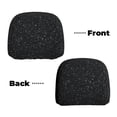 thumbnail image 4 of Goofa Black Glitter Pattern 2 PCS Car Headrest Cover, Headrest Protector,Universal Interior Car Accessories, 4 of 6