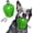 Green Apple, variant on Large Size Orange Squeaky   for Medium/Large Dogs Breed Aggressive Chewers Durable Bouncy Squeak Ball