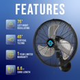 thumbnail image 5 of Ventilador de pared Tornado HI FAN 16WMPRO 1P oscilante industrial 16 pulgadas, 5 of 5