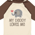 thumbnail image 4 of Inktastic My Daddy Loves Me Boys or Girls Long Sleeve Baby Bodysuit, 4 of 5