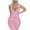 Pink, variant on IROINNID Sheath Dress For Women Gorgeous Tank Dress Deep V-Neck Sleeveless Ribbed Party Club Dress Round Neckline Knee-Length Dress