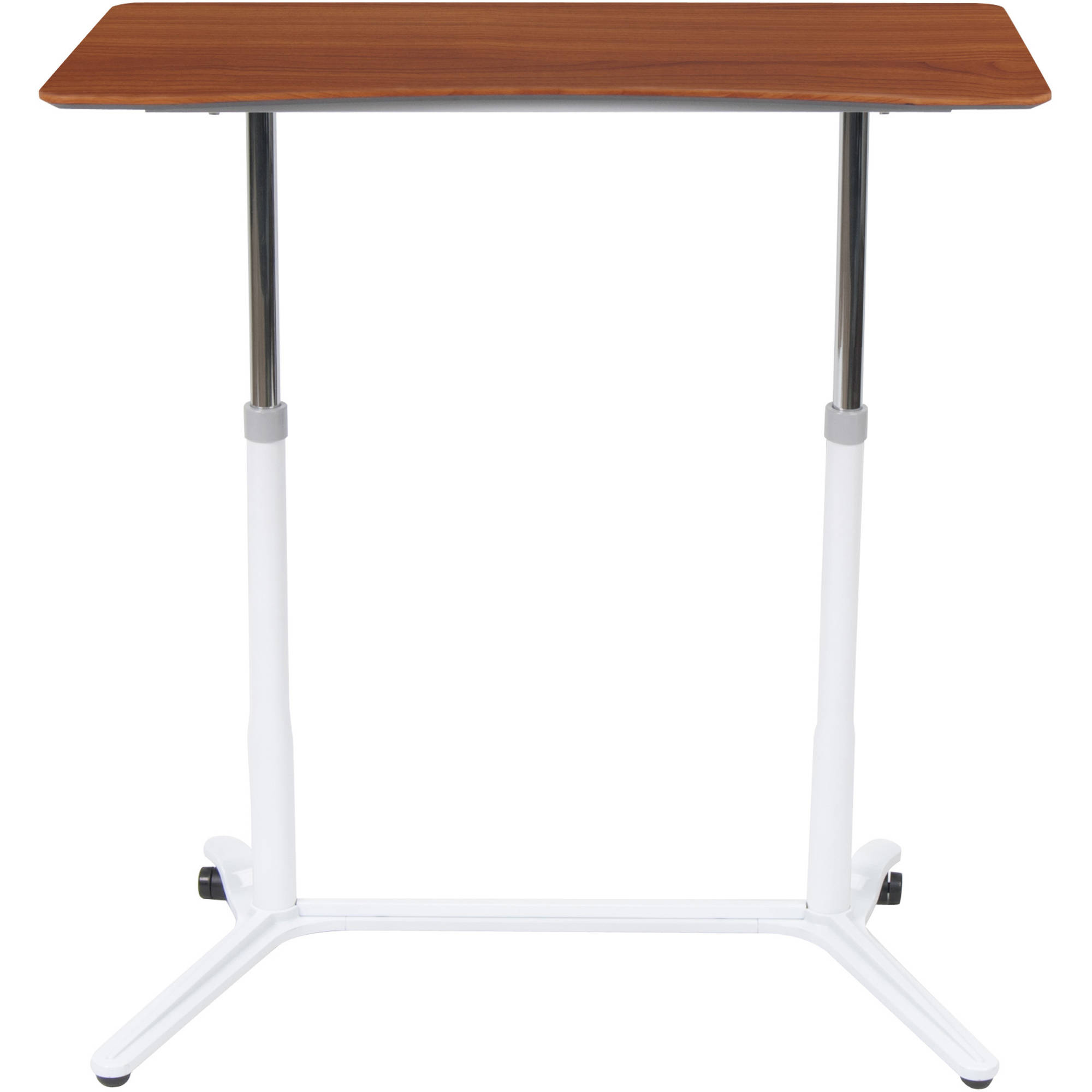 Calico Designs Sierra Adjustable Height Sit-to Stand Desk in White / Cherry # 51231 - image 3 of 4