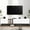 White, variant on 80-inch TV Support, Drop Down Doors / Multi-purpose Storage for Living Room Decor