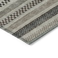 thumbnail image 4 of Addison Rugs Chantille Indoor/Outdoor Transitional Stripes Taupe Washable Rectangle Rug, 3' x 5', 4 of 6