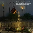 thumbnail image 4 of Naiovety Ducha jardín arte luz LED regadera cadena de luz decorativa hervidor arte cadena de luz, hervidor, lámpara, soporte paisaje iluminación Jardín y Patio Ducha+lámpara Naiovety HA005172-01B, 4 of 6