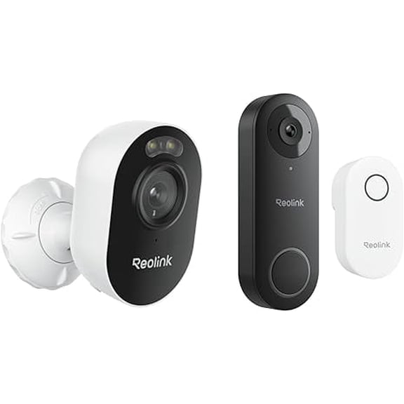 Reolink 2K Smart Video Doorbell Wi-Fi Chime with Lumus Camera Color Night Vision Local Storage Person Detection