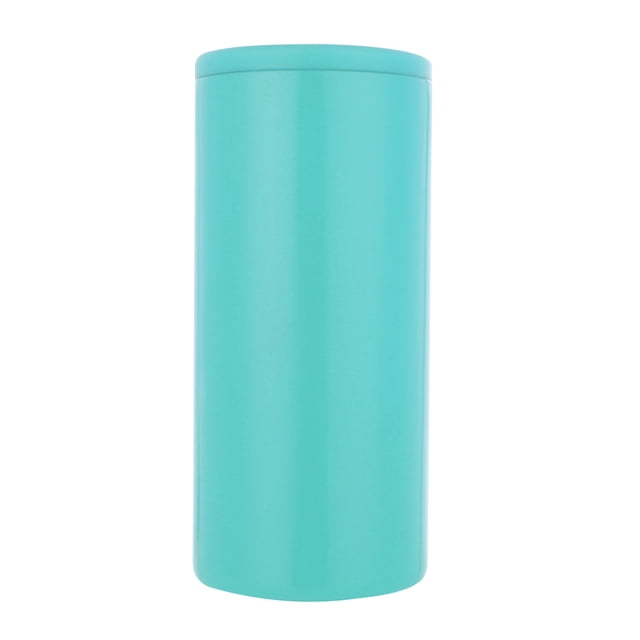 Toystoory Enfriador de latas de 12 onzas, enfriador delgado de acero inoxidable, botella de enfriamiento portátil con aislamiento al vacío Barra de herramientas lago azul NO3 Toystoory HA004538-04B