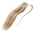 thumbnail image 5 of MY-LADY Women Clip in Ponytail Thick 100% Remy Human Hair Extensions Warp Around One piece Hairpiece Straight, 5 of 9