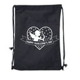 thumbnail image 2 of Valentine's Day Bags, Cotton Drawstring Cinch Backpacks, Valentines Day Gift Bags, 2 of 2