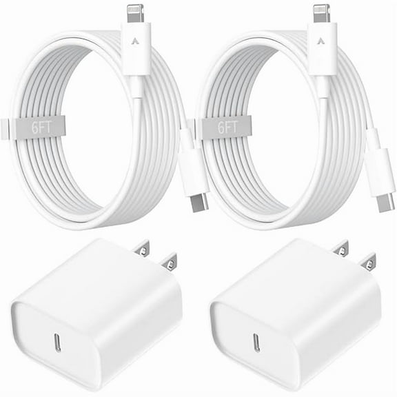 USB C Charger for iPhone 14 - Rapid Fast Charging with 6FT Charging Cable, Compatible with iPhone 14/13/12/11 Pro/ProMax/Mini/Xs/XR/X/8/7/Plus and More