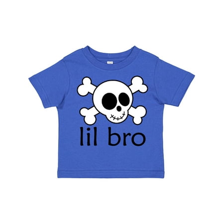 

Inktastic Little Bro Skull Boys Toddler T-Shirt