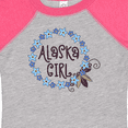 thumbnail image 4 of Inktastic Alaska Girl Forget-me-not Flower Girls Baby Bodysuit, 4 of 5