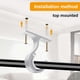 thumbnail image 5 of Curtain Rod Bracket, Fits 28mm (1-1/8") Diameter Curtain Rod Bracket, (white), 5 of 5