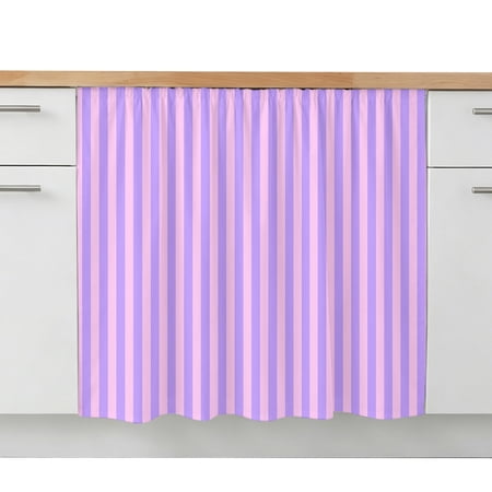 Cabinet Curtain Purple Pink Stripes Kitchen Shelf Curtain Desk Under Sink Curtain Skirt Privacy Drape Cover Classic Vertical Striped Cabinet Curtains for Kitchen Shelves Laundry Room 28x35 Inch