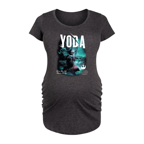 Star Wars - Do Or Do Not Yoda - Women's Maternity Scoop Neck Graphic T-Shirt