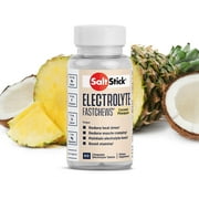 SaltStick Electrolyte FastChews - 60 Coconut Pineapple Chewable Electrolyte Tablets - Salt Tablets for Runners, Sports Nutrition, Electrolyte Chews - 60 Count Bottle
