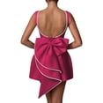 thumbnail image 1 of Vestido Aosadin Classy Prom Minicoctel Boda Fucsia 6, 1 of 6