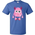 thumbnail image 3 of Inktastic Cute Monster, Smiling Monster, Pink Monster, Horns T-Shirt, 3 of 5