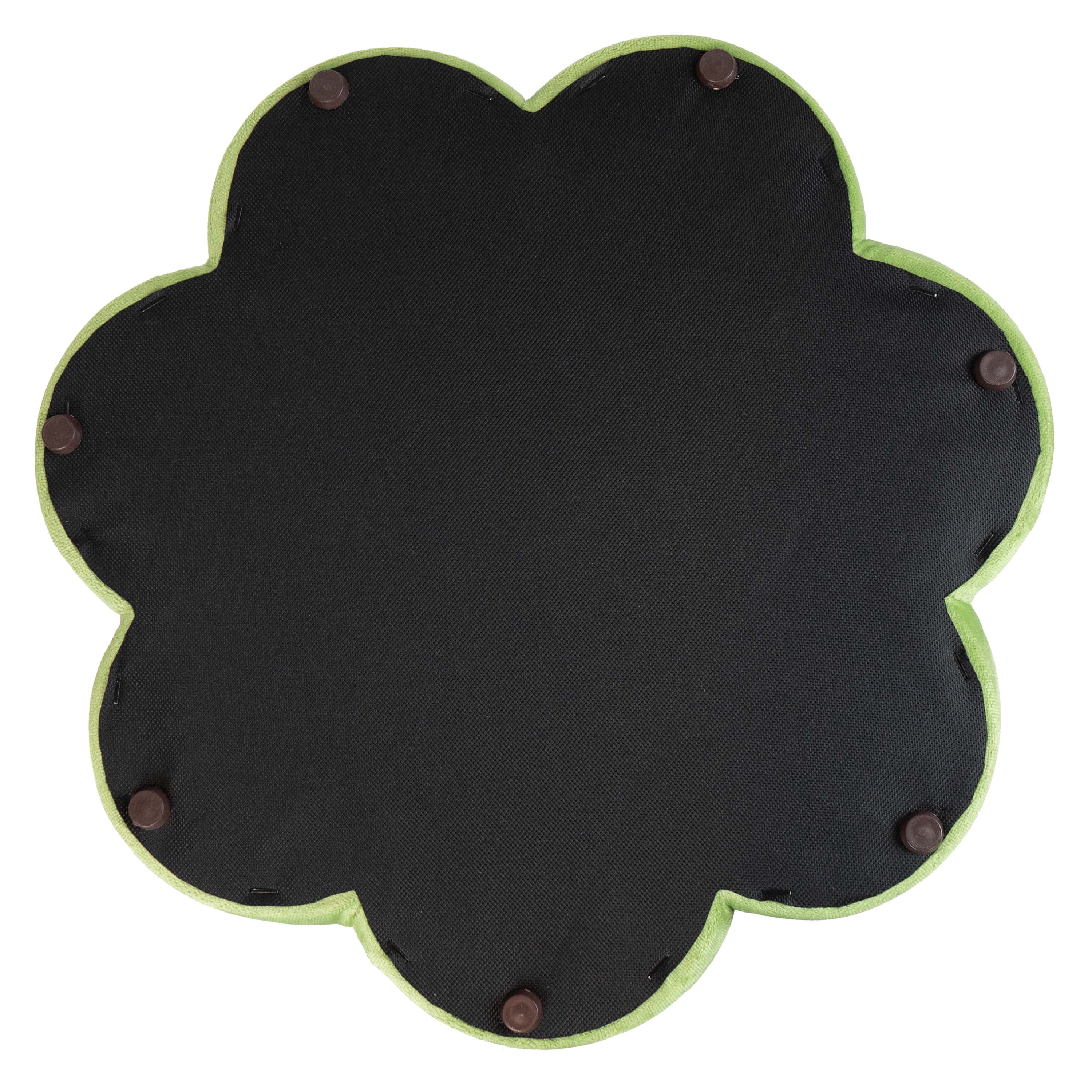 Mainstays Kids Petal Ottoman, Green