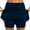 Navy, variant on Sakmal Workout Shorts Womens Comfy Blue Tennis 4" Mini Skirt Skorts for Women