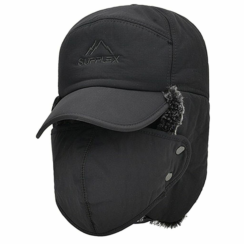 Supplex Mountain Wear Men's Cotton Thermal Bomber Winter Hat Warm Windproof HOT! 
