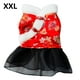 thumbnail image 2 of Ropa de perro vestidos de cachorro traje tang traje chino año nuevo estilo invierno calidez múltiples patrones elegantes perros traje para bichon xxl florecer rojo Kearding PT000711-20, 2 of 7