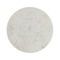 thumbnail image 5 of Albany Living 20" Marble Top Wooden Round End Table in White, 5 of 6