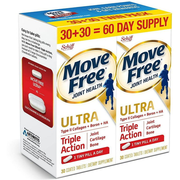 Schiff Move Free Ultra, Coated Tablets, 30 tablets