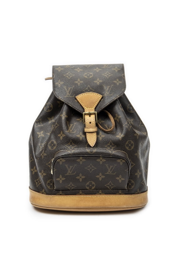 Pre-Owned Louis Vuitton Brown Montsouris MM Backpack Monogram Canvas
