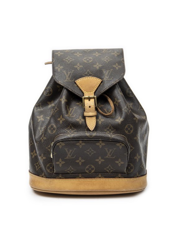 Pre-Owned Louis Vuitton Brown Montsouris MM Backpack Monogram Canvas