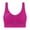 Hot Pink, variant on Wirefree Sports Bras for Women Star Patterns Breathable Racerback Everyday Bras with Patterns Full Coverage Seamless Gym Running Trainning Bralettes Black M
