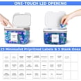 thumbnail image 2 of WWS-94oz /2.8L Laundry Pods Container for Room Organization, Pod Up Holder for Laundry with 30 Labels and scoop, Detergent Powder Container, Dryer Sheet Holder, 2 of 4