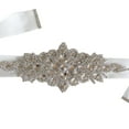 thumbnail image 4 of Wedding Ribbons Bridal Belt Dress Wedding ribbons Prom Crystal Sashes Evening Party Handmade Rhinestones Waistband, 4 of 9