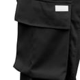 thumbnail image 7 of Chiccall Mens Casual Cargo Pants Stretch Elastic Waist Drawstring Tapered Open Bottom Jogger Sweatpants with Pockets, 7 of 7