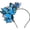 Blue, variant on Vorkoi Butterfly Headbands Fascinators Hat Women Butterfly Costume Crown Headpiece for Women and Girls