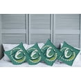 thumbnail image 2 of Ambesonne Green Throw Pillow Cover 4 Pack, Shark Hunter Marine Art, 16", Green, 2 of 7