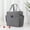 Grey, variant on Hot Sale!Aluminum Foil Thickened Bento Bag Cloth Lunch Box Bag Work With Food Utensils Lunch Packaging Bag,Durable & Ecofriendly Home Essentials