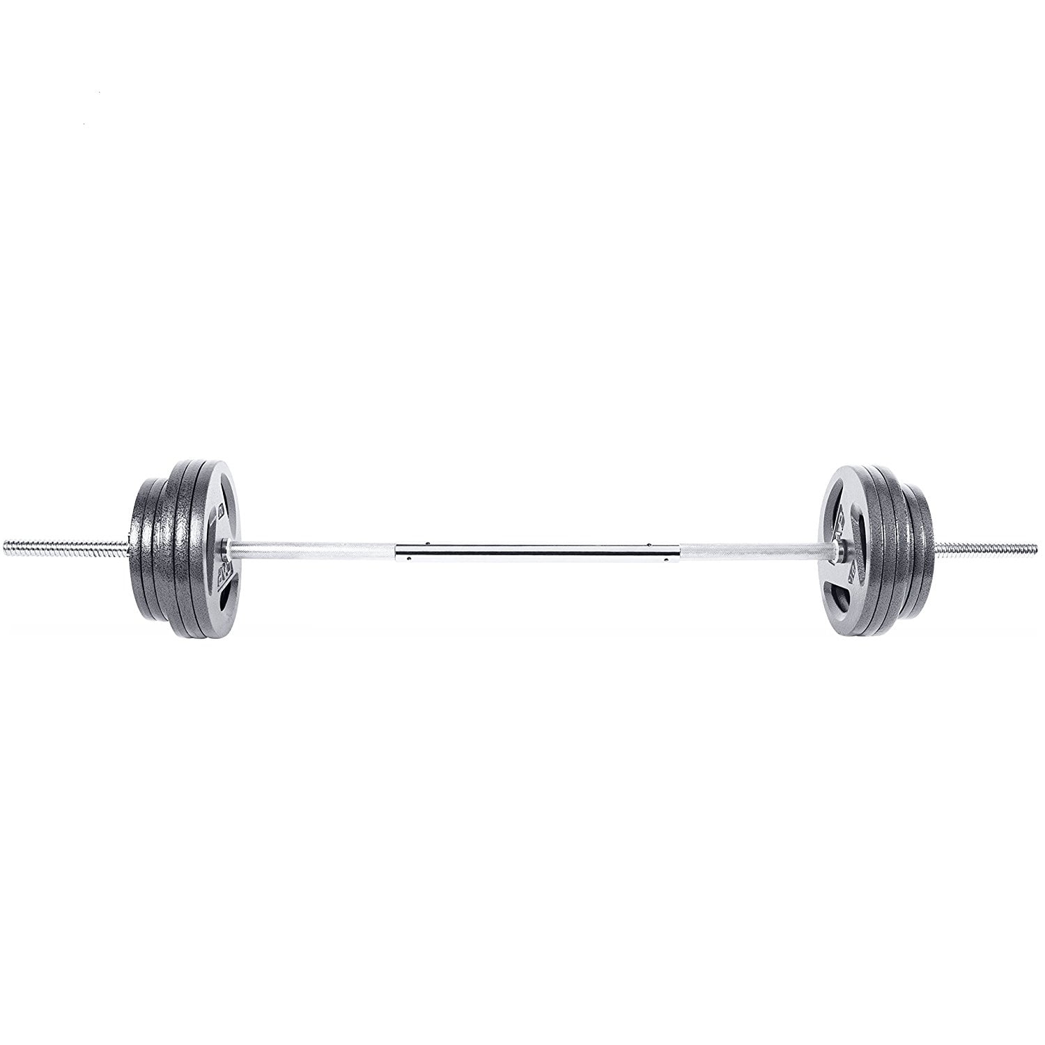 CAP Barbell 100Pound Weight Set with 5Feet Threaded Standard Bar
