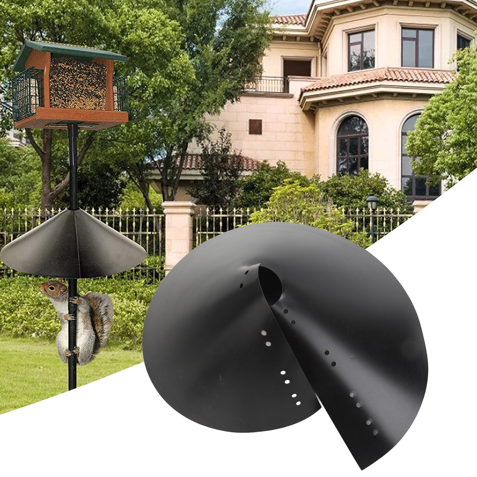 Gonetre Mangeoire à Oiseaux En Cage Anti-écureuil à Suspendre