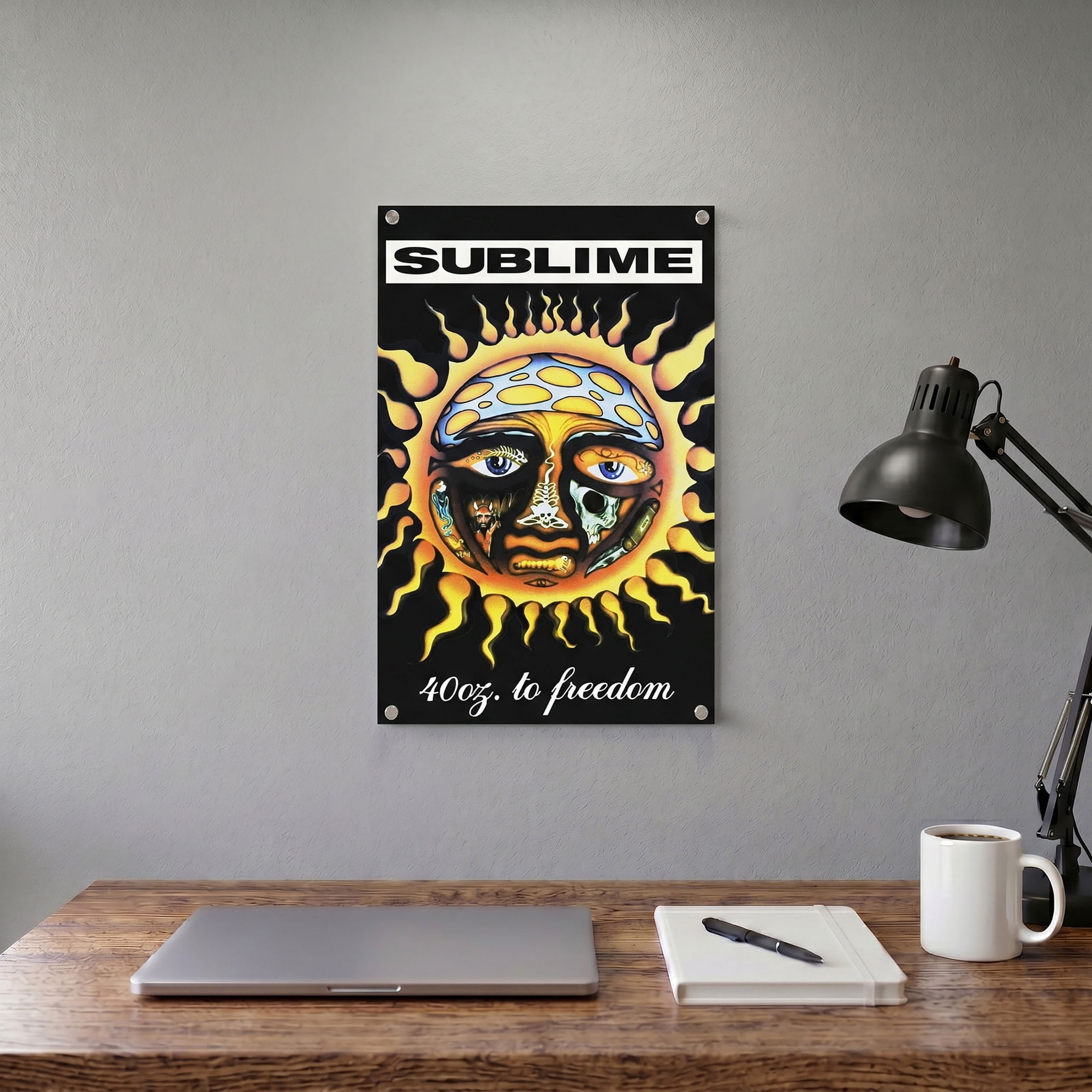 Pyramid America: Sublime: 40oz to Freedom - 11x17 Poster, Album Cover Print -Ska Punk Band Artwork, Licensed Music Wall Decor, Premium Fan Collectible