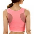 thumbnail image 2 of Women's Racerback Sports Bra Yoga Crop Top with Built in Bra,Seamless Gym Activewear, 2 of 6