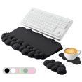 thumbnail image 1 of Soporte para teclado con reposamuñecas Cloud Memory Foam Black Lomil, 1 of 8